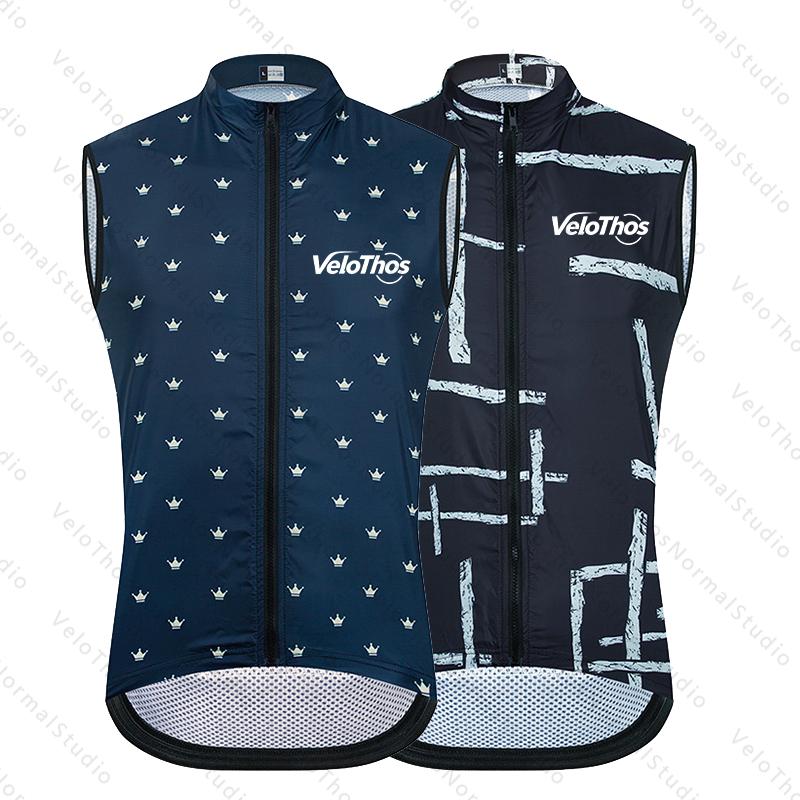 Padded Vest Gilet - Colete de Ciclismo VeloThos Corta-Vento Esportivo