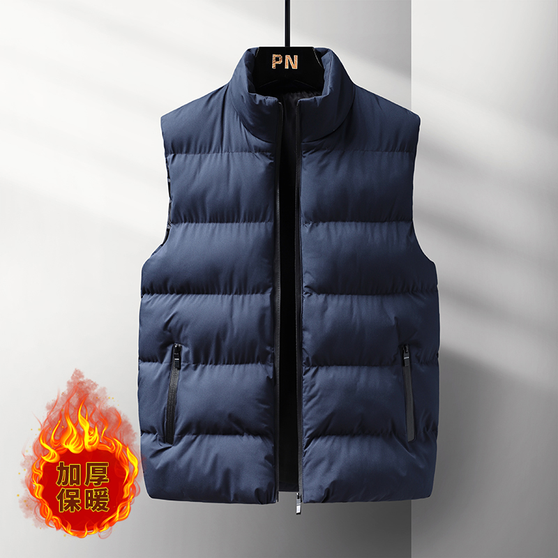 Padded Vest Gilet - Colete Masculino de Inverno Acolchoado Grosso