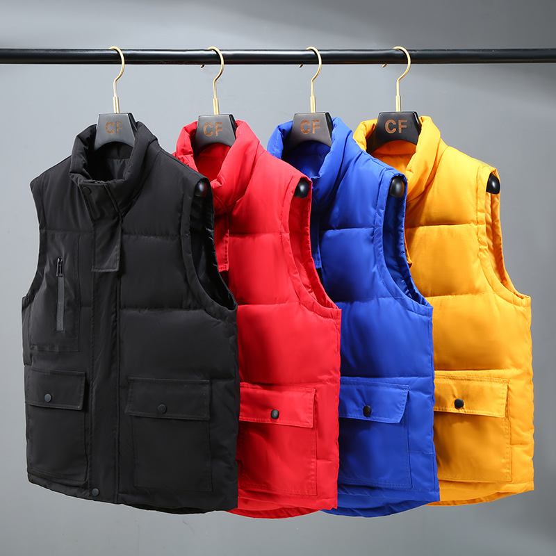 Padded Vest Gilet - Colete Masculino Acolchoado com Gola Alta