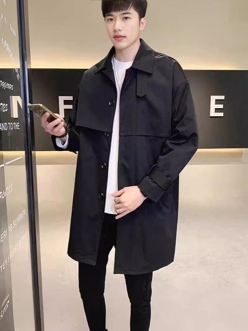 Winter Clothing Companies - Casaco Trench Masculino com Capuz Ice