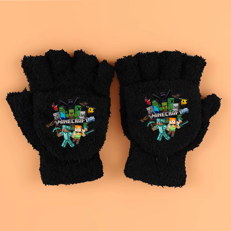 Winter Clothing For Boys - Novas Luvas com Estampa Temática de