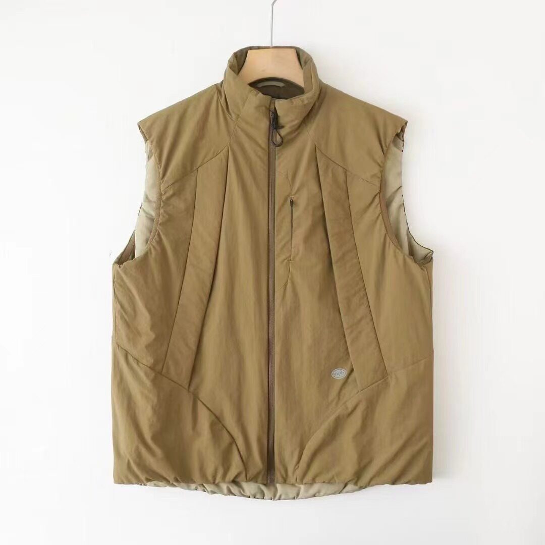 Padded Vest Gilet - Colete Unissex Americano Retrô Techwear com