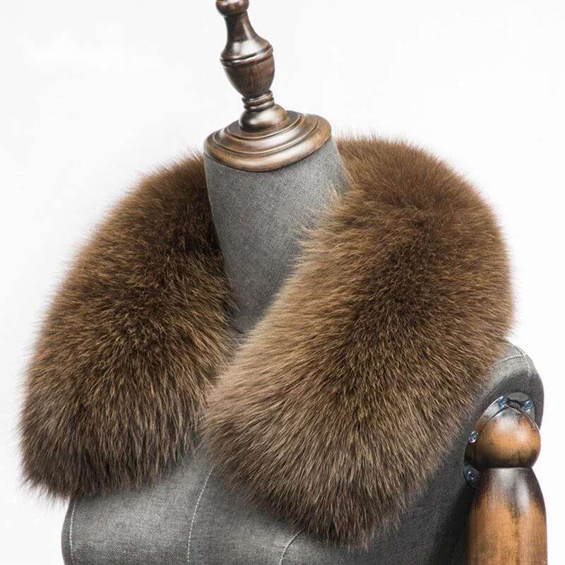 Winter Clothing Items - Inverno natural lenço de pele de