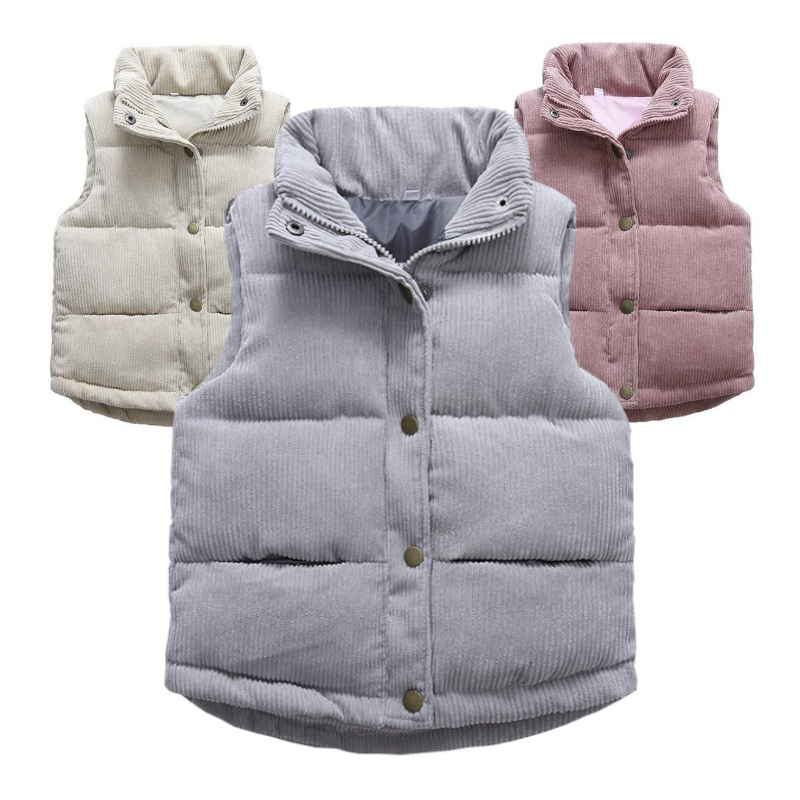 Winter Clothing For Boys - Coletes de veludo infantil, casacos quentes