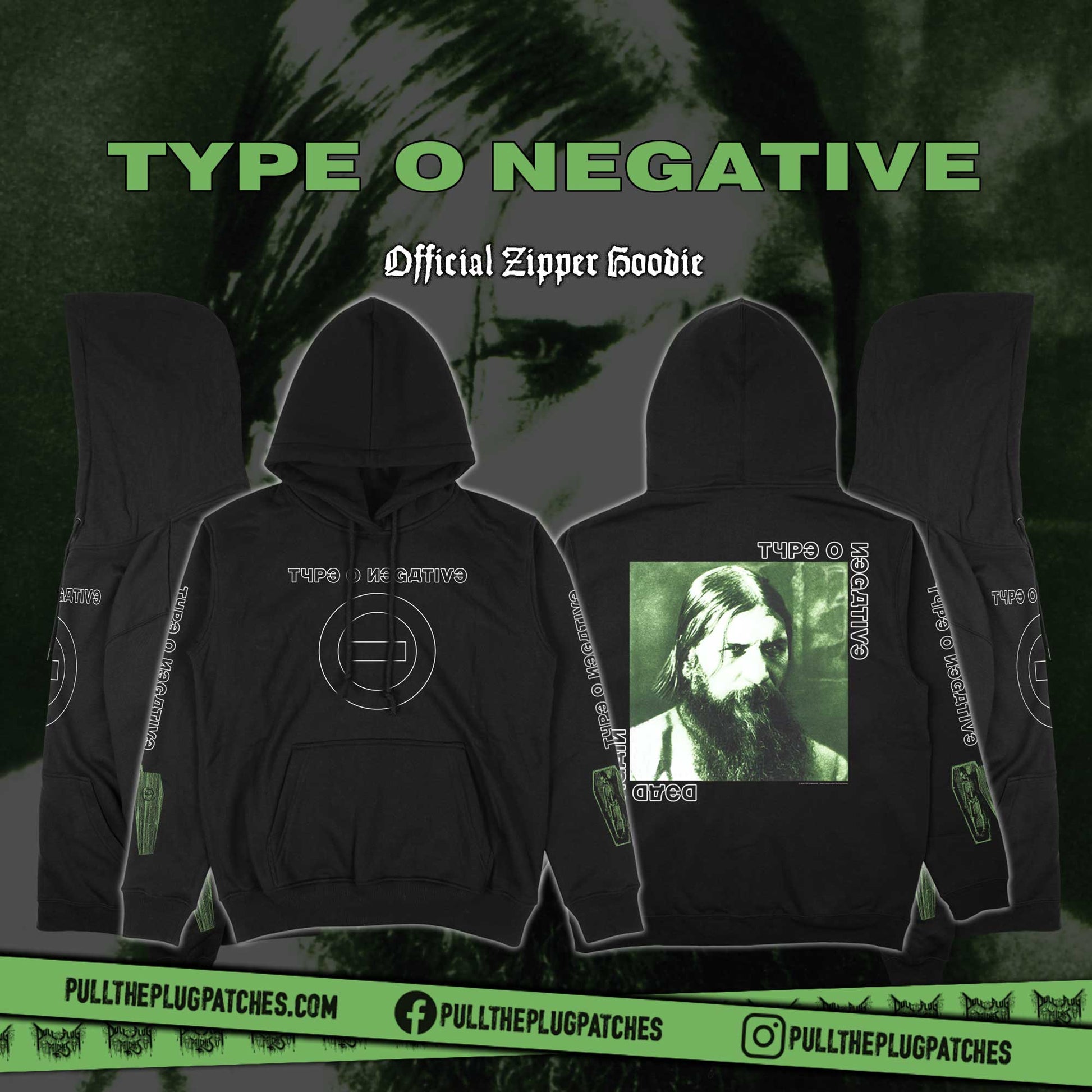 Winter Clothing Types - Moletom com Capuz Type O Negative