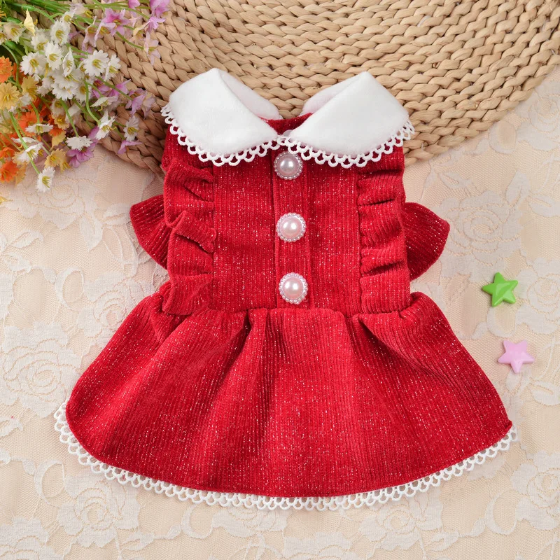 Winter Clothing Dress Up - Vestido de princesa elegante para animais,