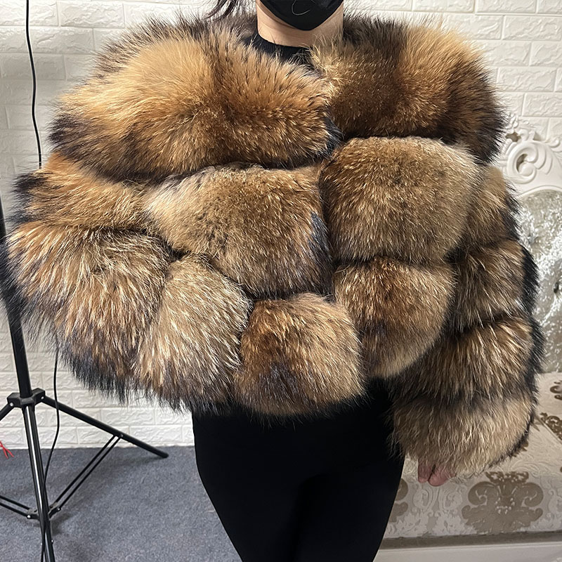 Plus size topos de pele marrom - Winter Clothing Women Sale avaliação e preço
