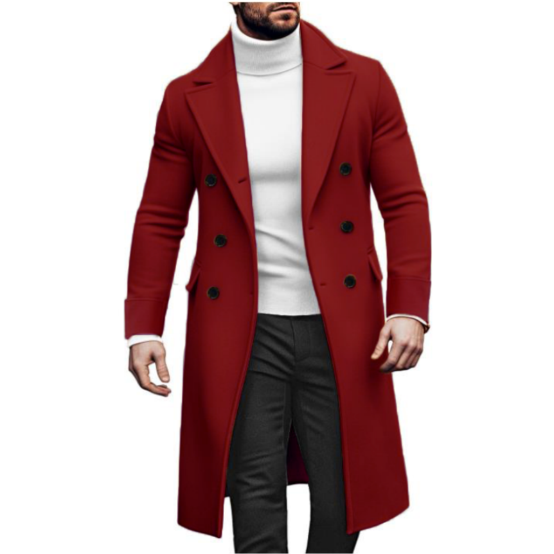 Casaco longo trespassado mascu - Winter Clothing Types avaliação e preço
