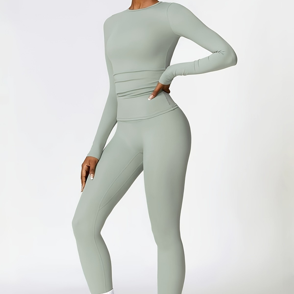 Conjunto de ioga justo e slim, - Winter Clothing avaliação e preço