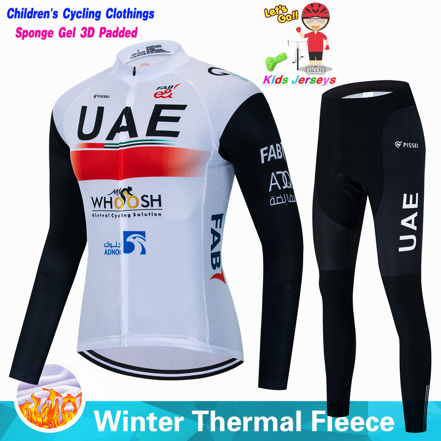 Uae crianças inverno velo conj - Winter Clothing Kids Sale avaliação e preço