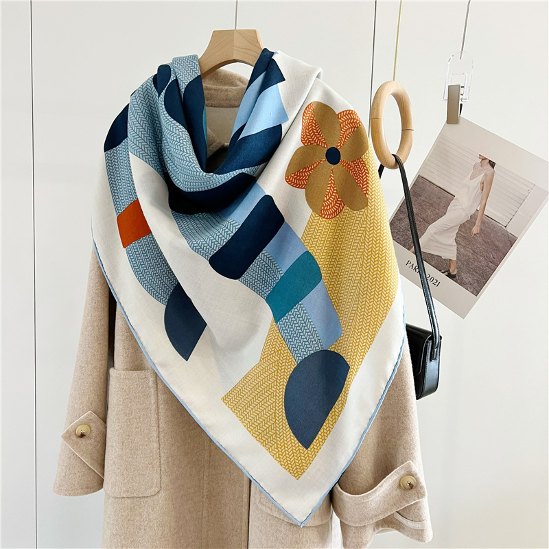 Cachecol de Seda 30% e Lã 70%  - Winter Clothing Hong Kong avaliação e preço