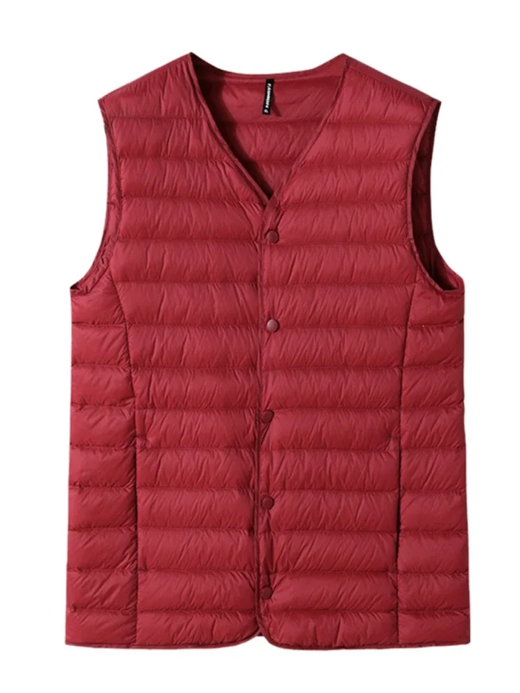 2023 novo inverno com decote e - Padded Vest Gilet avaliação e preço