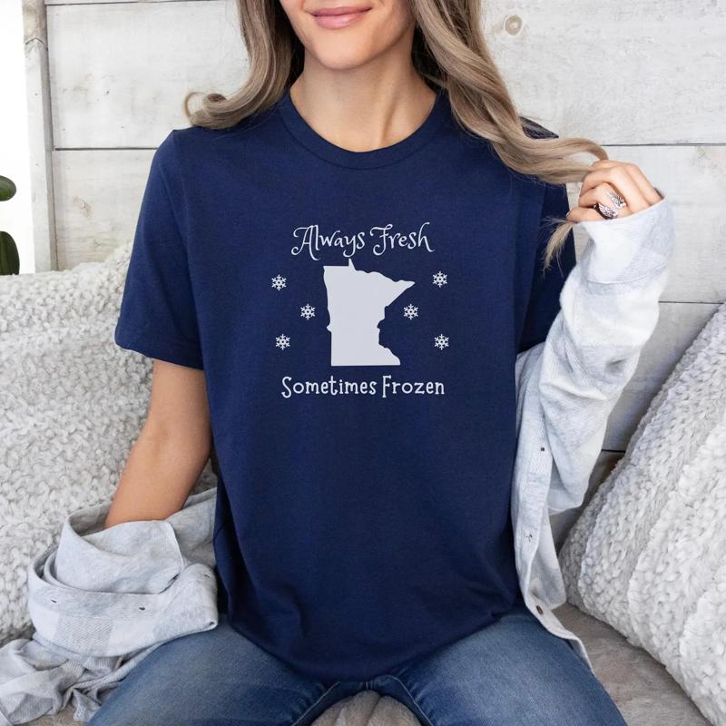 Camiseta Engraçada de Minnesot - Winter Clothing Ideas avaliação e preço