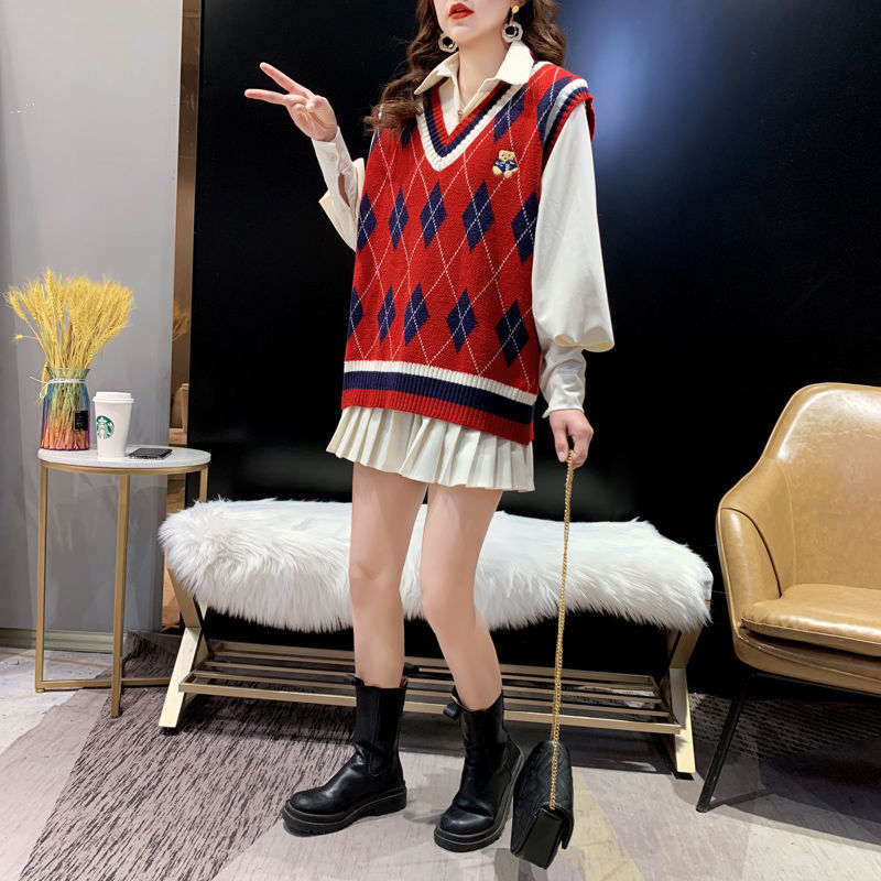 Coletes de malha vermelha para - Winter Clothing Offer avaliação e preço