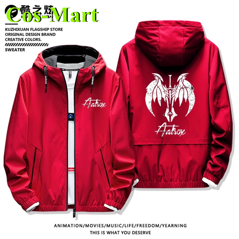 Cos-mart jogo lol aox o darkin - Winter Clothing Items avaliação e preço