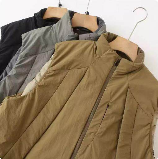 Colete Unissex Americano Retrô - Padded Vest Gilet avaliação e preço
