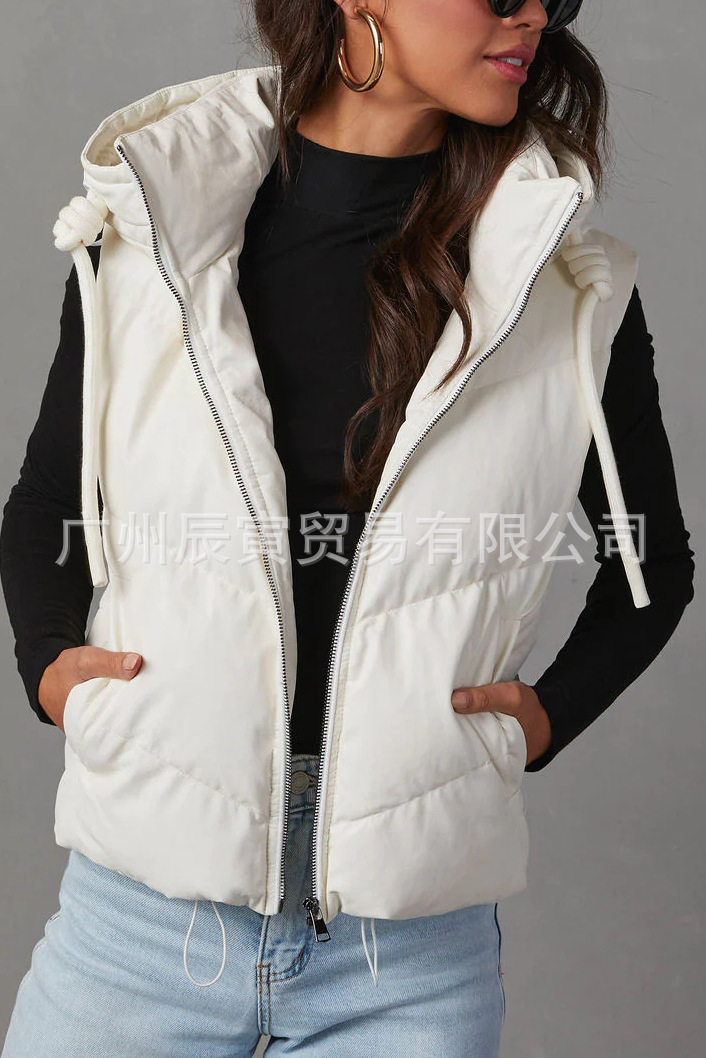 Colete Feminino Acolchoado com - Padded Vest Gilet avaliação e preço