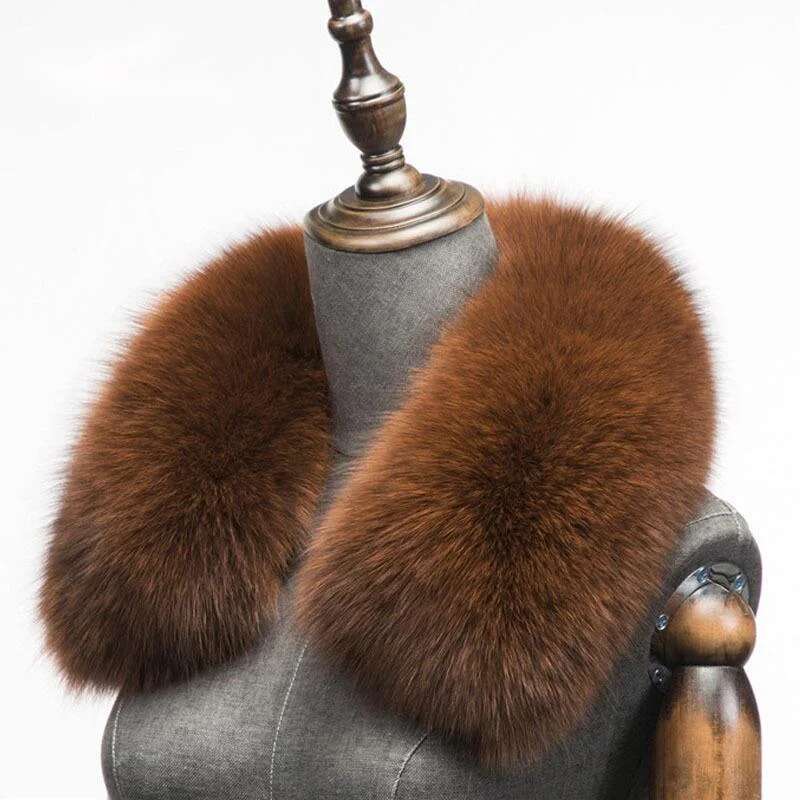 Inverno natural lenço de pele  - Winter Clothing Items avaliação e preço