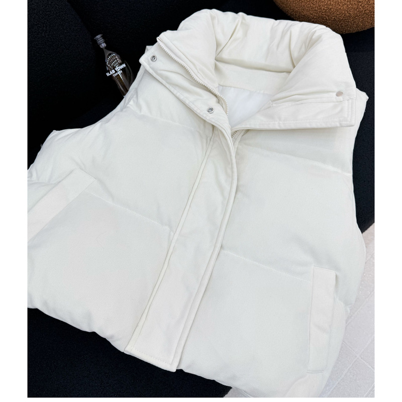 Colete acolchoado feminino com - Padded Vest Gilet avaliação e preço