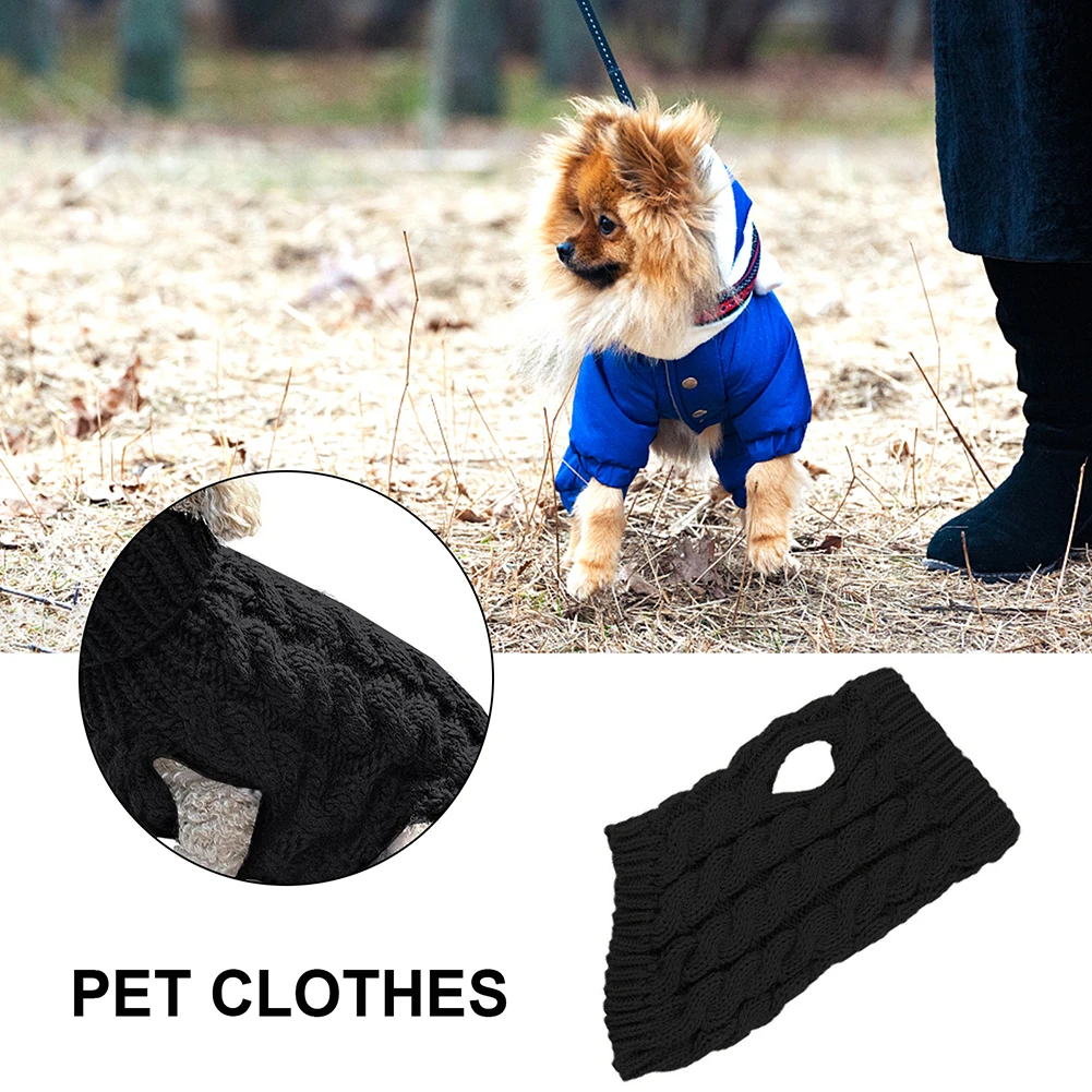 Colete Térmico de Tricô Gola A - Winter Clothing For Dogs avaliação e preço