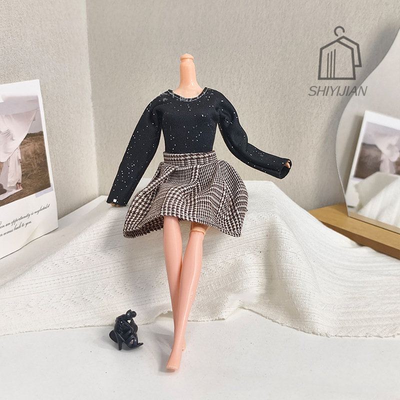 1/6 boneca artesanal vestido r - Winter Clothing Dress Up avaliação e preço