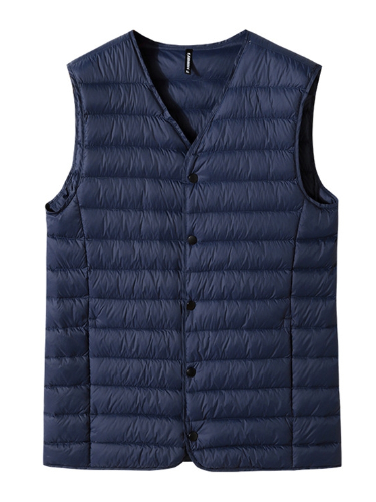 2023 novo inverno com decote e - Padded Vest Gilet avaliação e preço