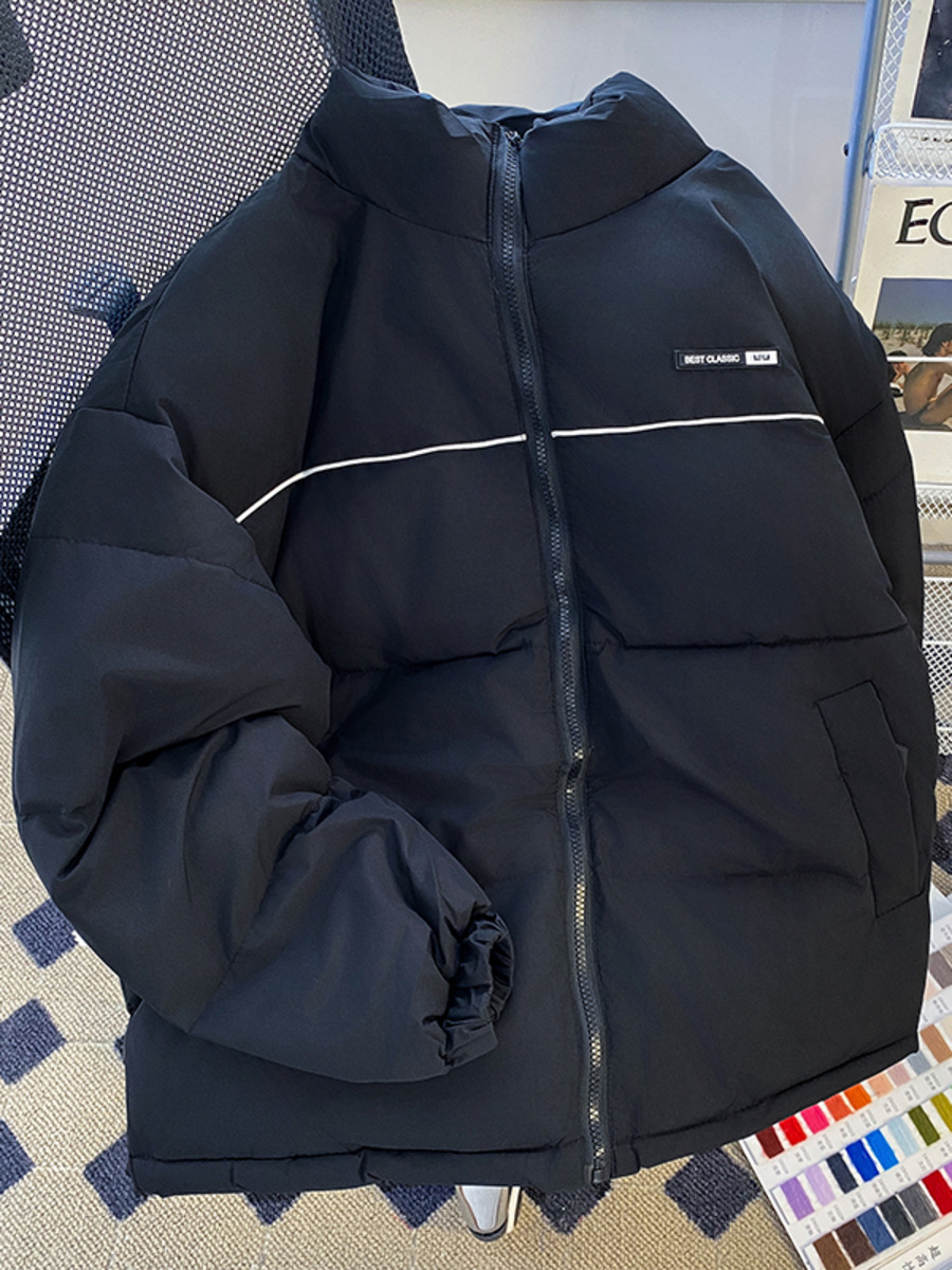 Retro gola alta algodão acolch - Winter Clothing Hong Kong avaliação e preço