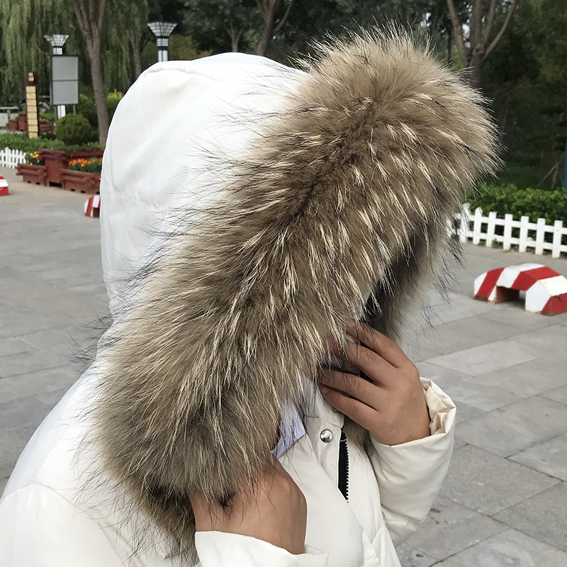 Gola de pele real para casaco  - Winter Clothing Women Sale avaliação e preço