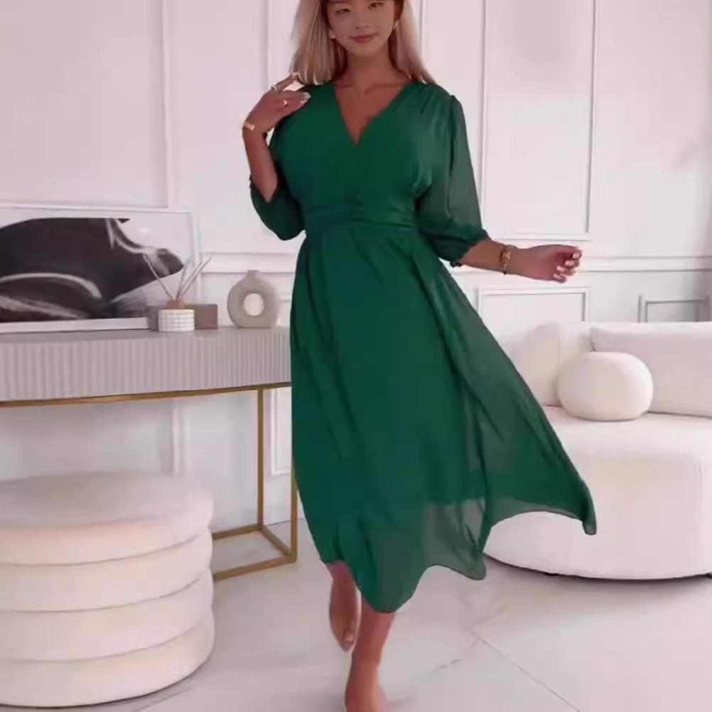 Vestido Feminino Estilo Europe - Winter Clothing Types avaliação e preço