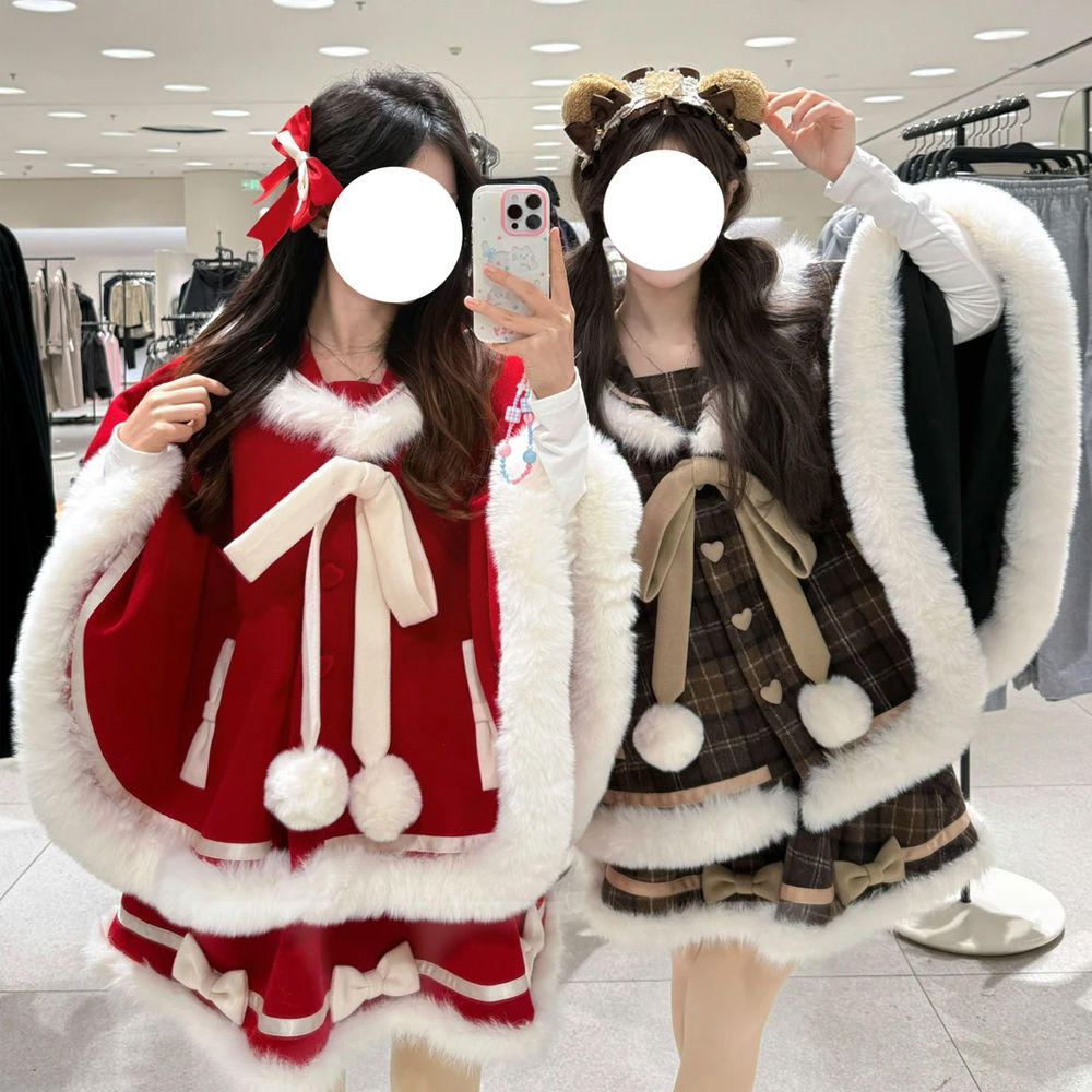 Doce japonês bonito saia defin - Winter Clothing Types avaliação e preço