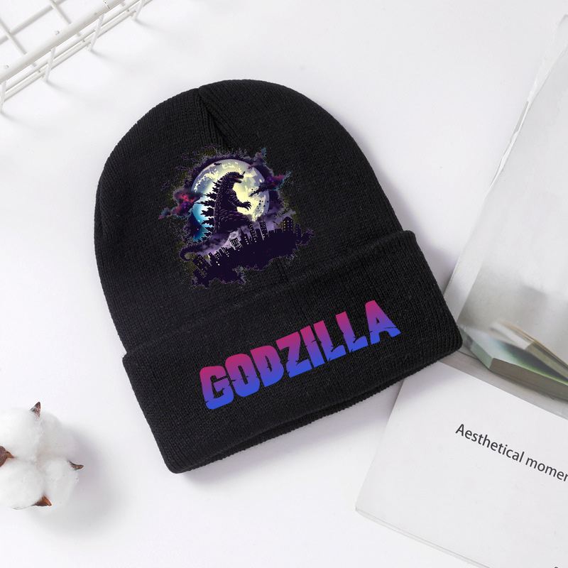 Godzilla chapéu de malha inver - Winter Clothing For Boys avaliação e preço