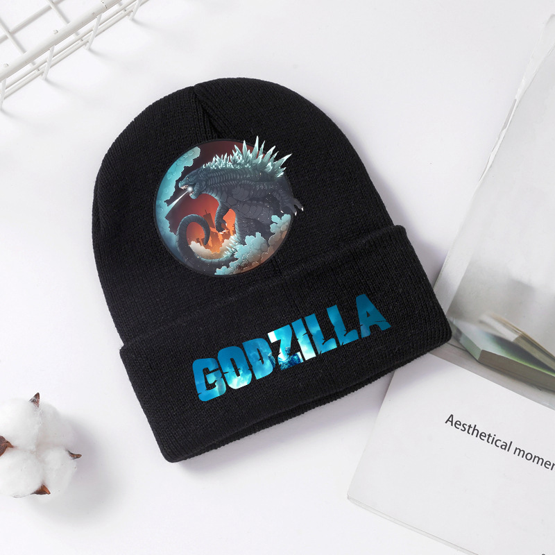 Godzilla chapéu de malha inver - Winter Clothing For Boys avaliação e preço