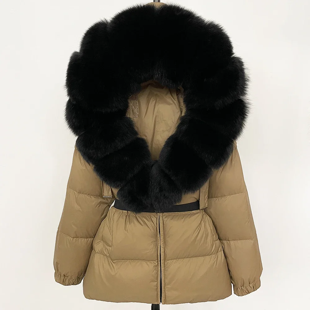 Oftbuy casaco de pele real rou - Winter Clothing For Dogs avaliação e preço