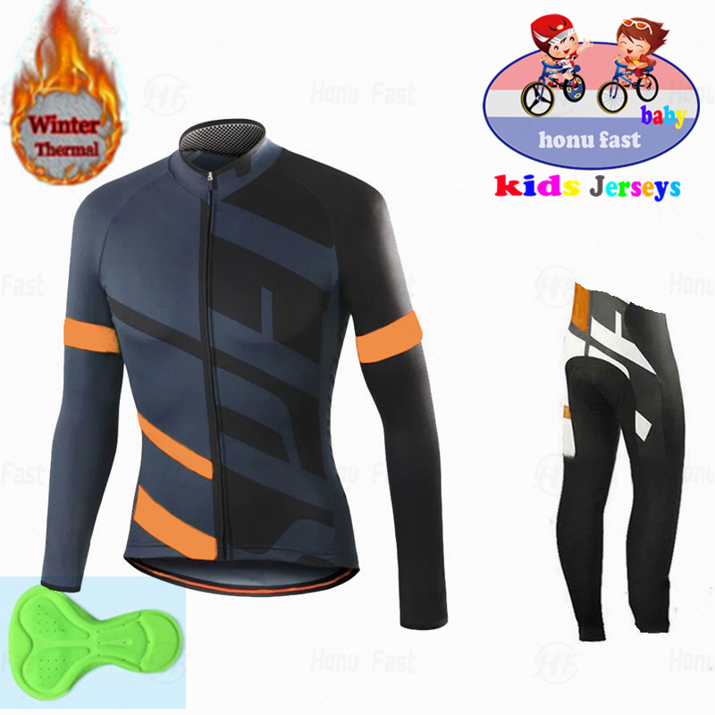 Conjunto de Jersey de Ciclismo - Winter Clothing Kids Sale avaliação e preço